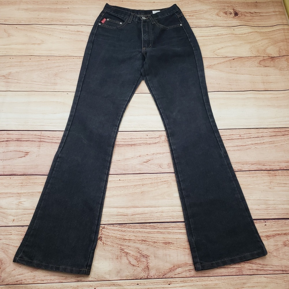 VINTAGE Cest Toi Jeans Womens‎ 1 Blue Bootcut Skinny Denim Low Rise Denim 24x31